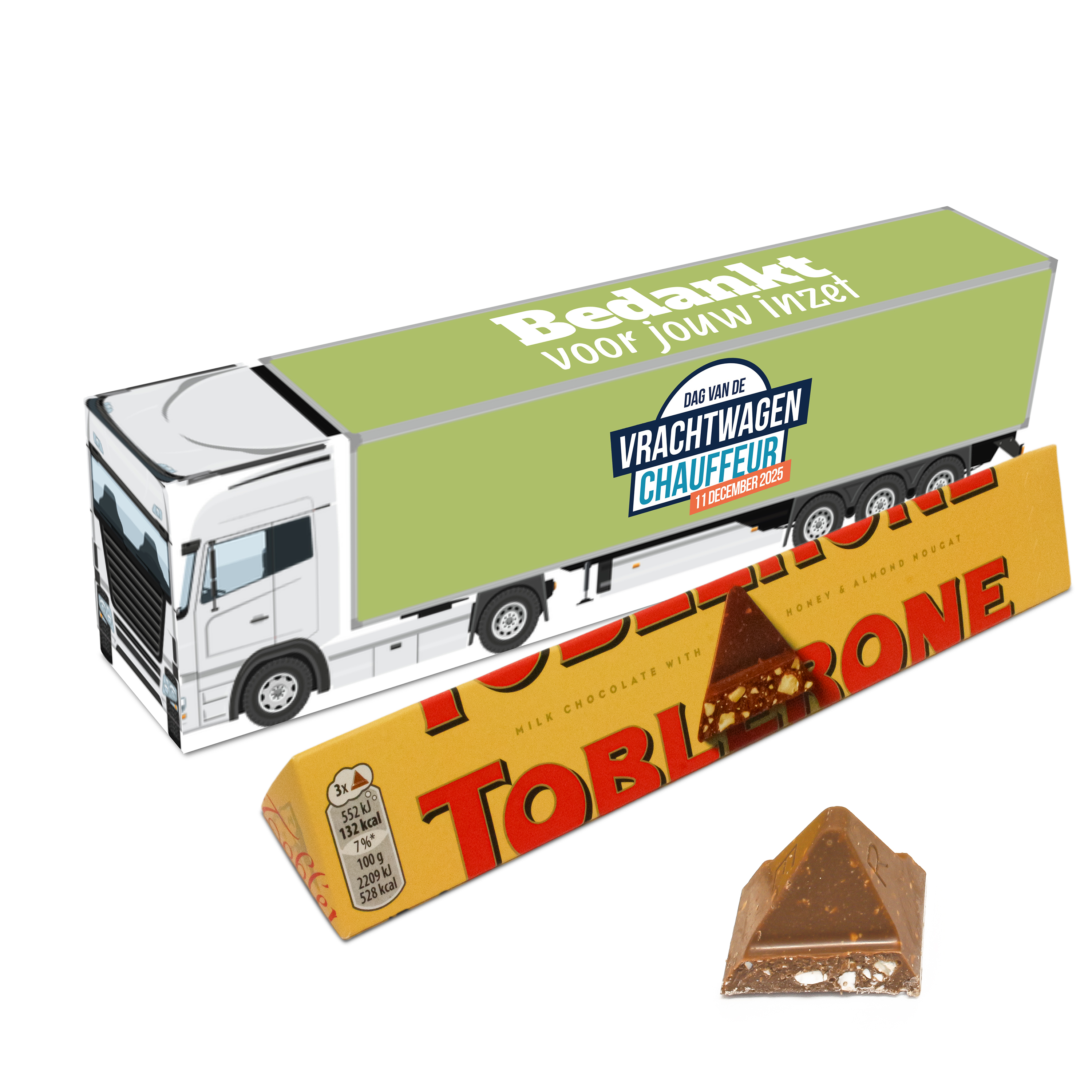 Dag van de chauffeur bedankje met Toblerone - 11 december 2025 - Cadeautje