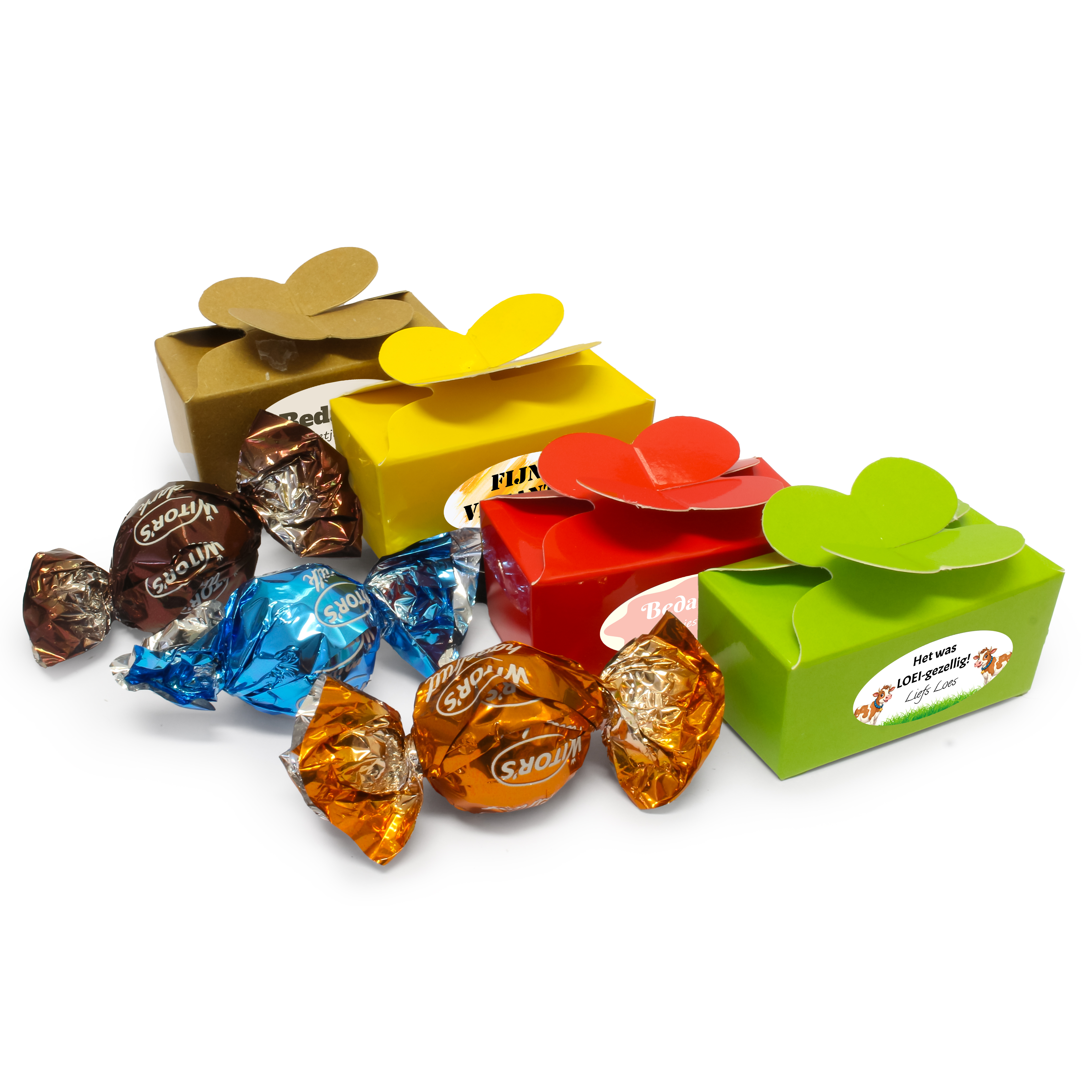 Gepersonaliseerd cadeautje - Bonbondoosje met Witor's