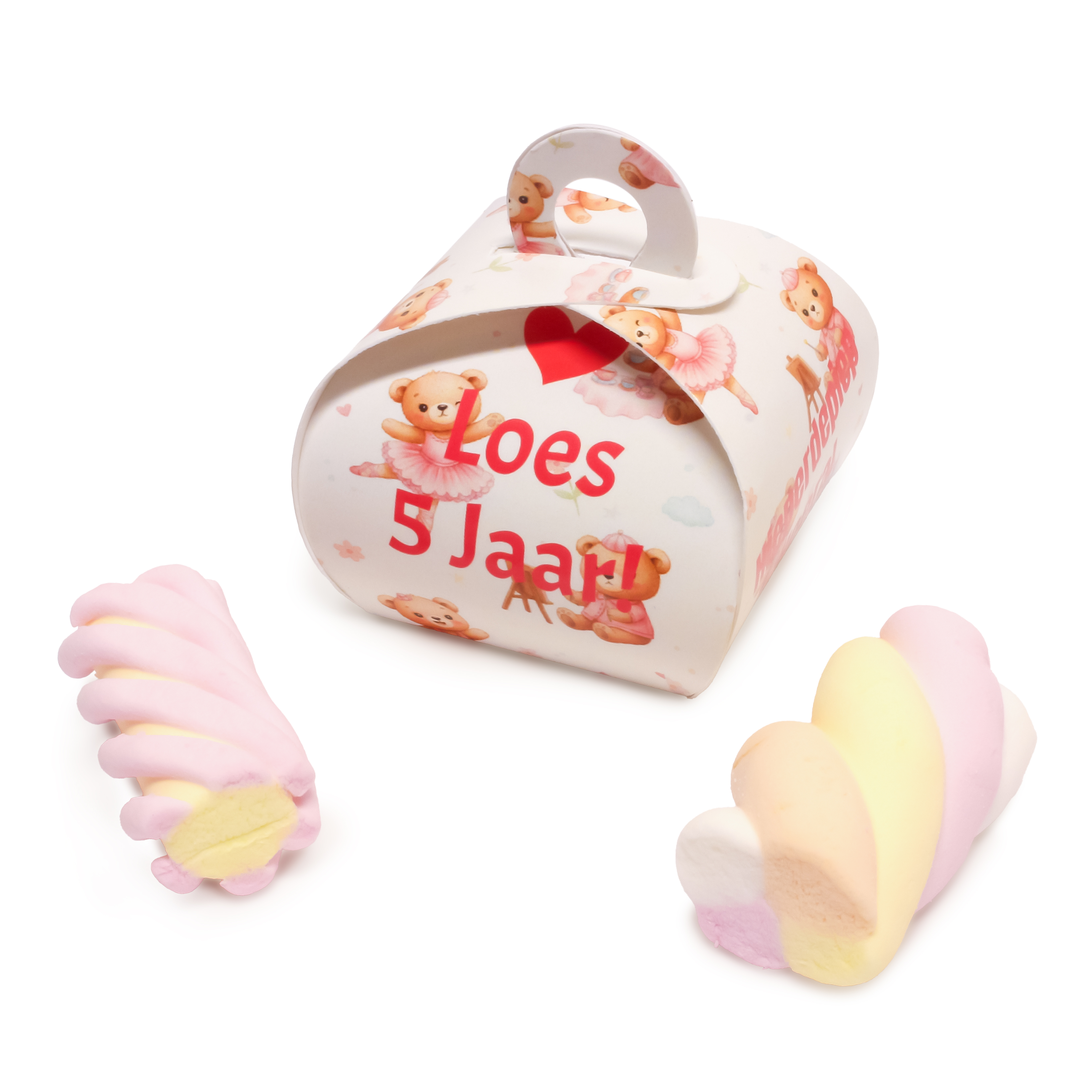 Trakteer uitdeelcadeautje met eigen naam en spekjes