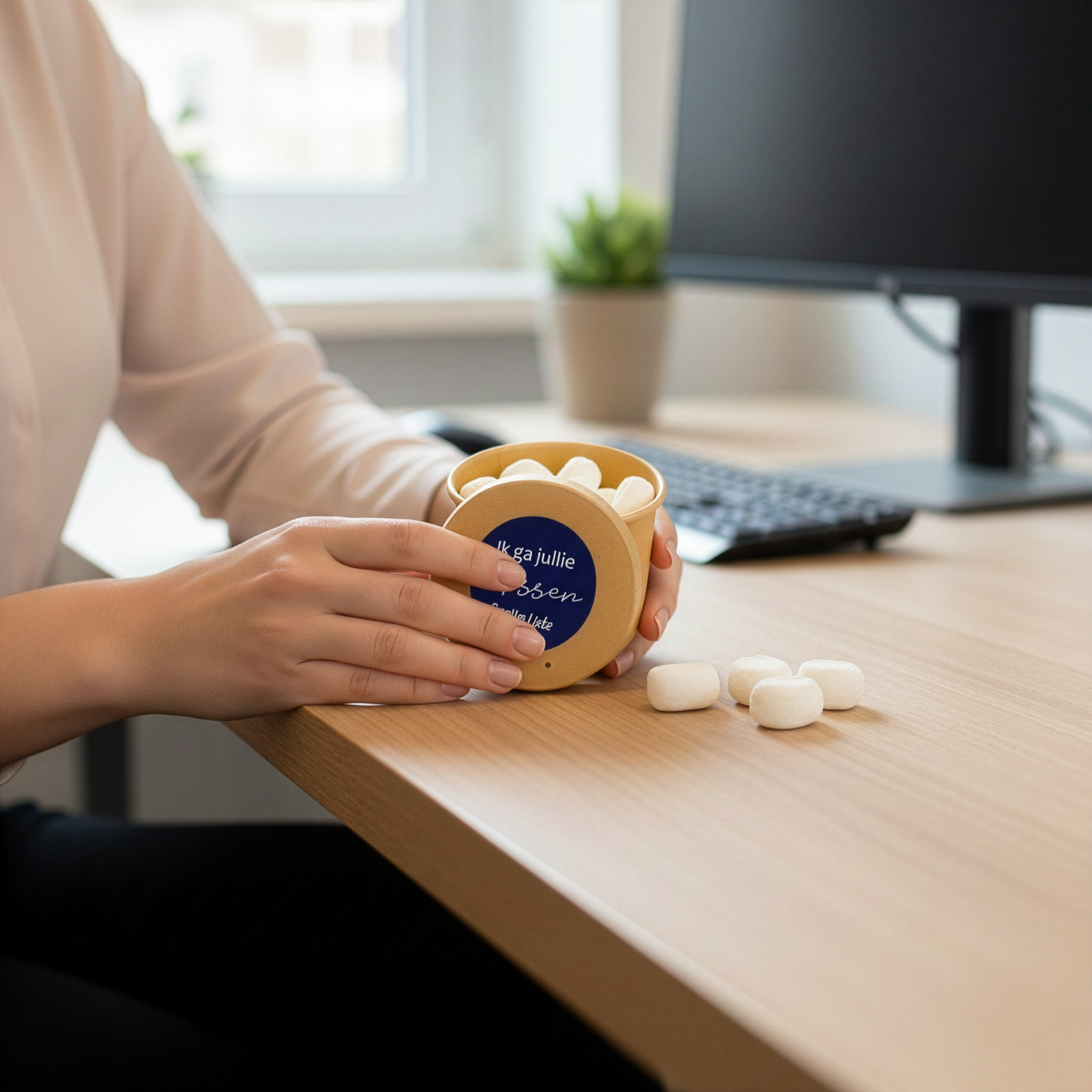 Voordelig persoonlijk bedankje met naam voor collega's