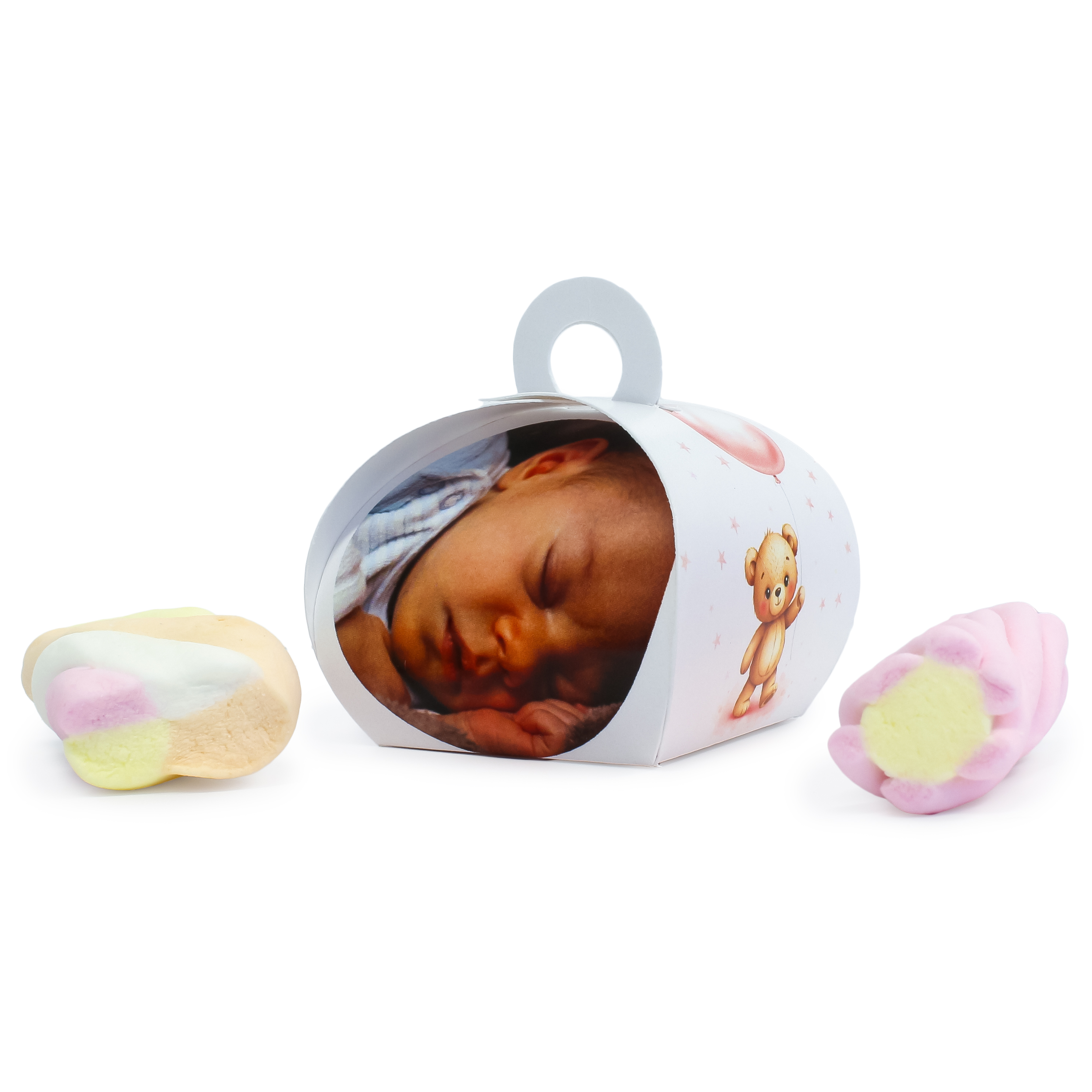 Geboorte traktatie met naam of foto