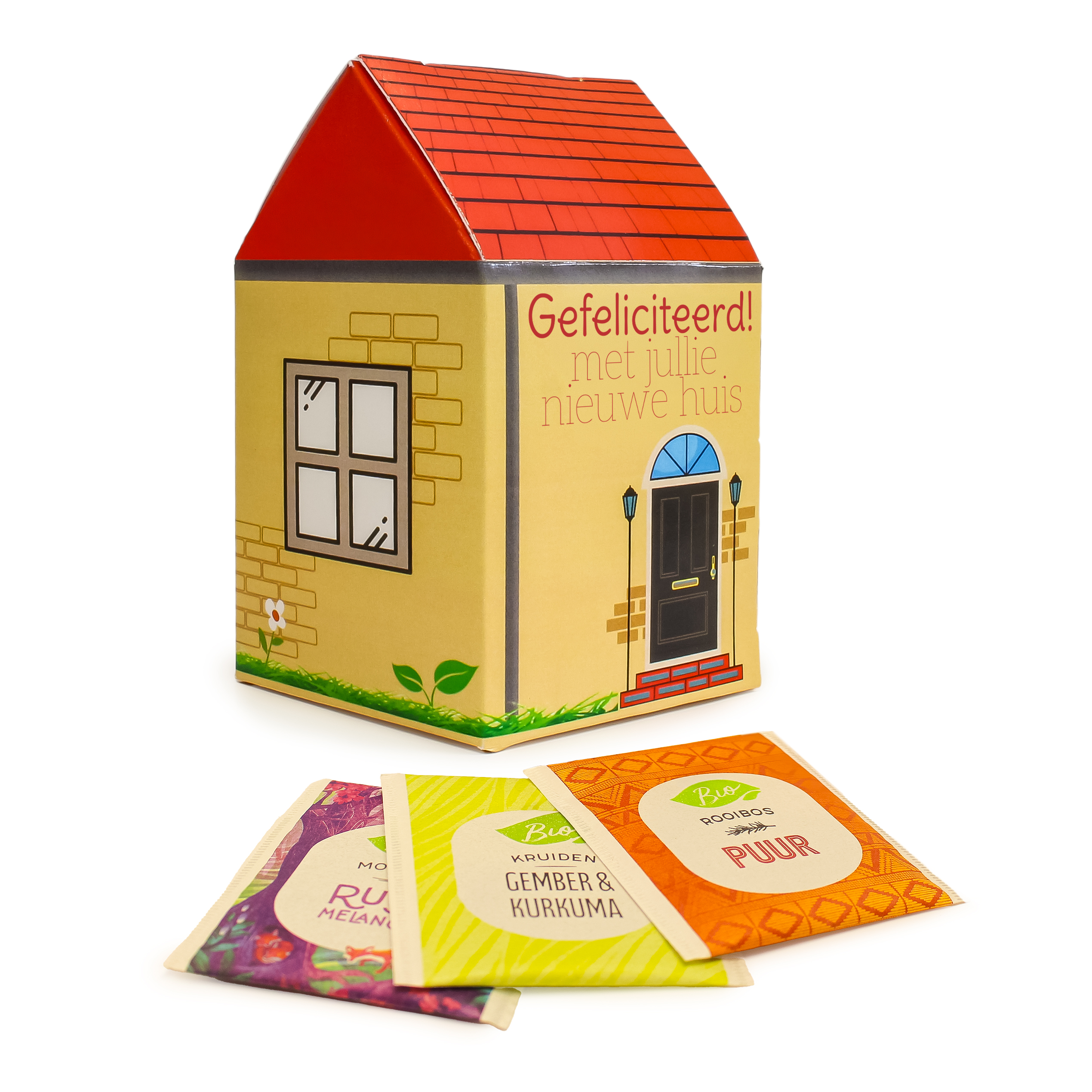 Theehuisje - Cadeaudoosje gevuld met theezakjes