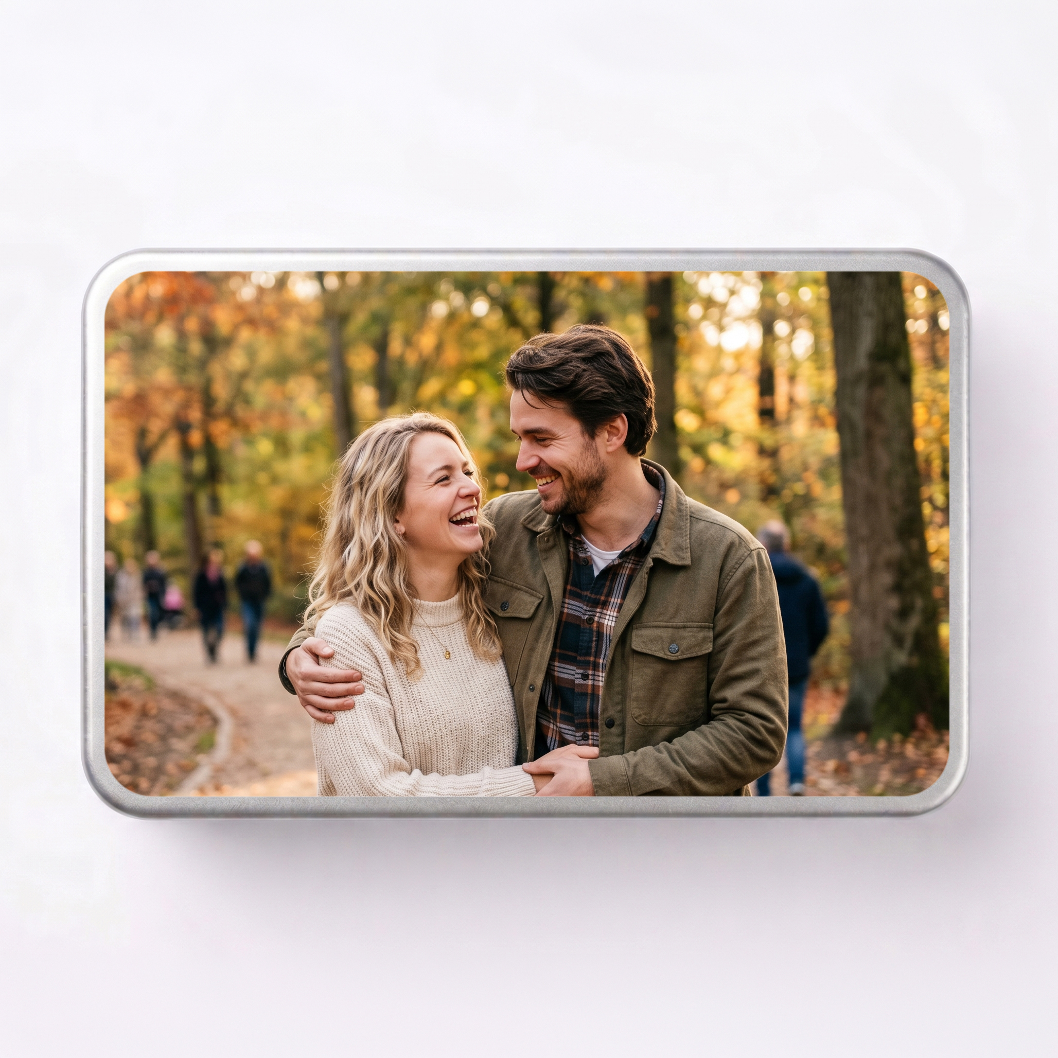 Snoepblik met eigen foto