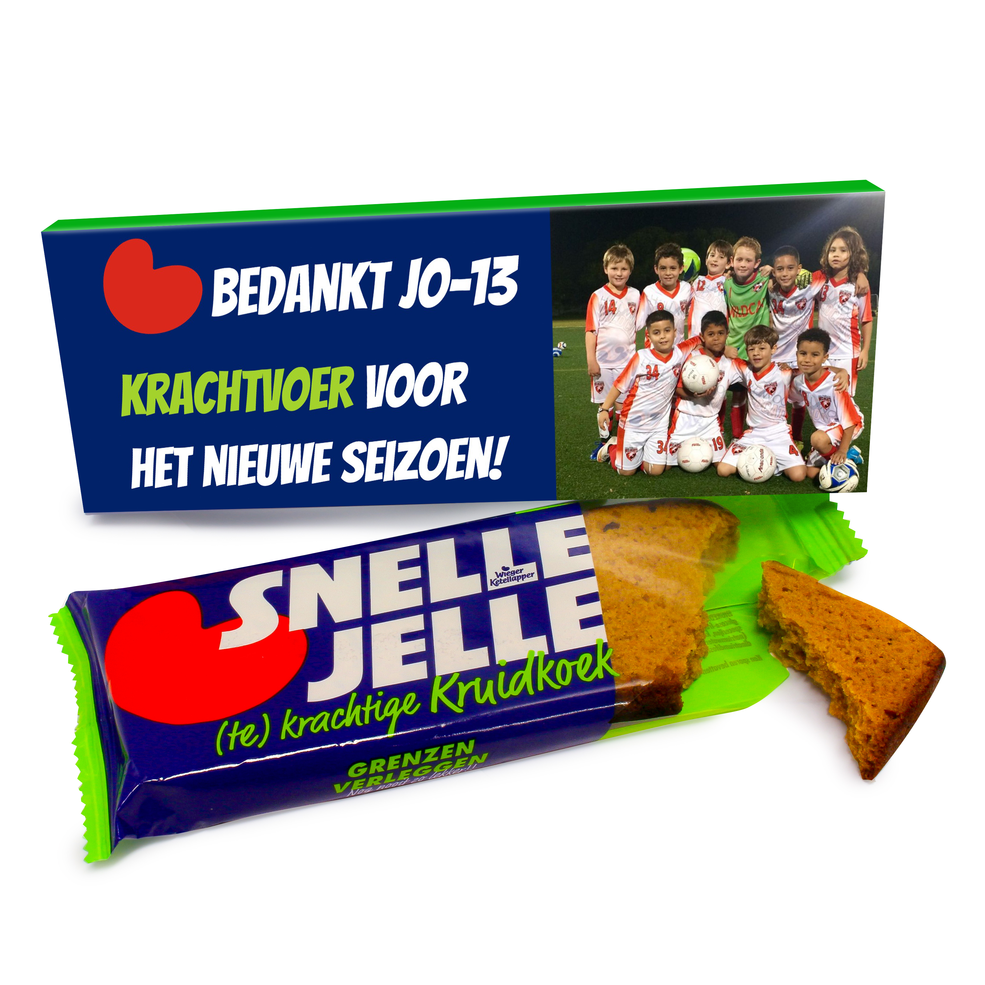 Gepersonaliseerde Snelle Jelle - Krachtvoer voor het Sportteam
