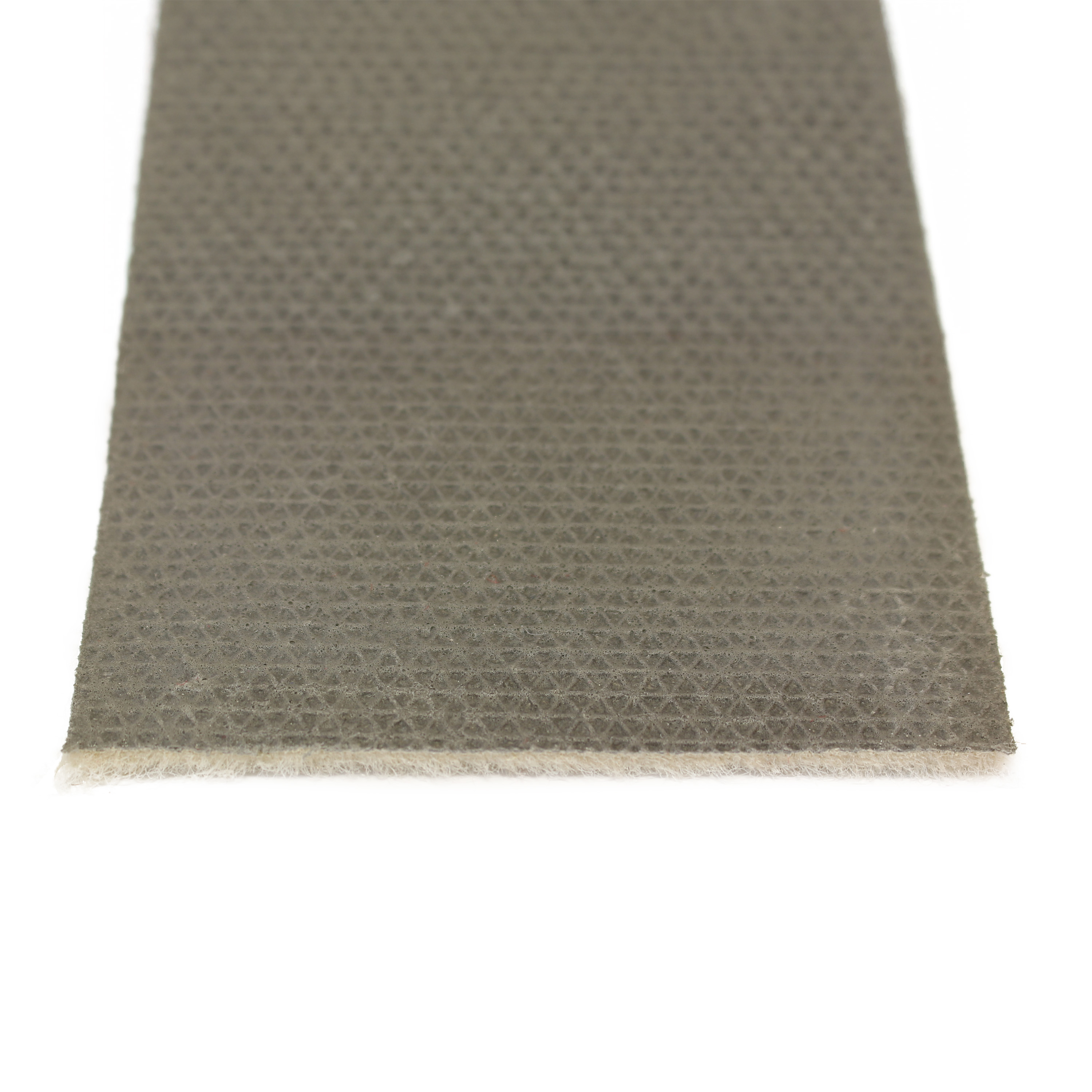 Beige (off-white) luxe loper anti slip rug achterkant
