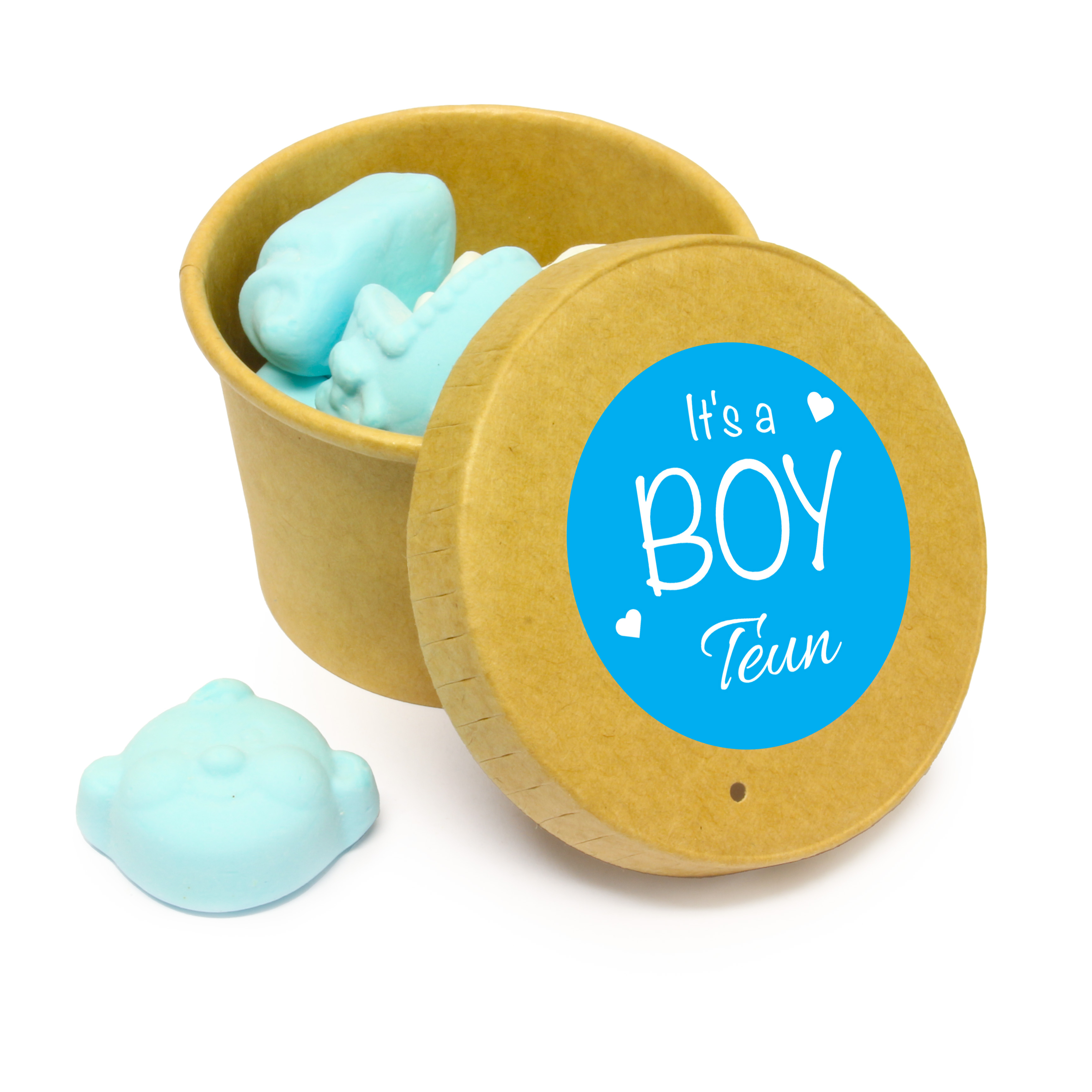 Bekertje met Schuimpjes - 45 ml - It's a boy - Geboorte bedankje