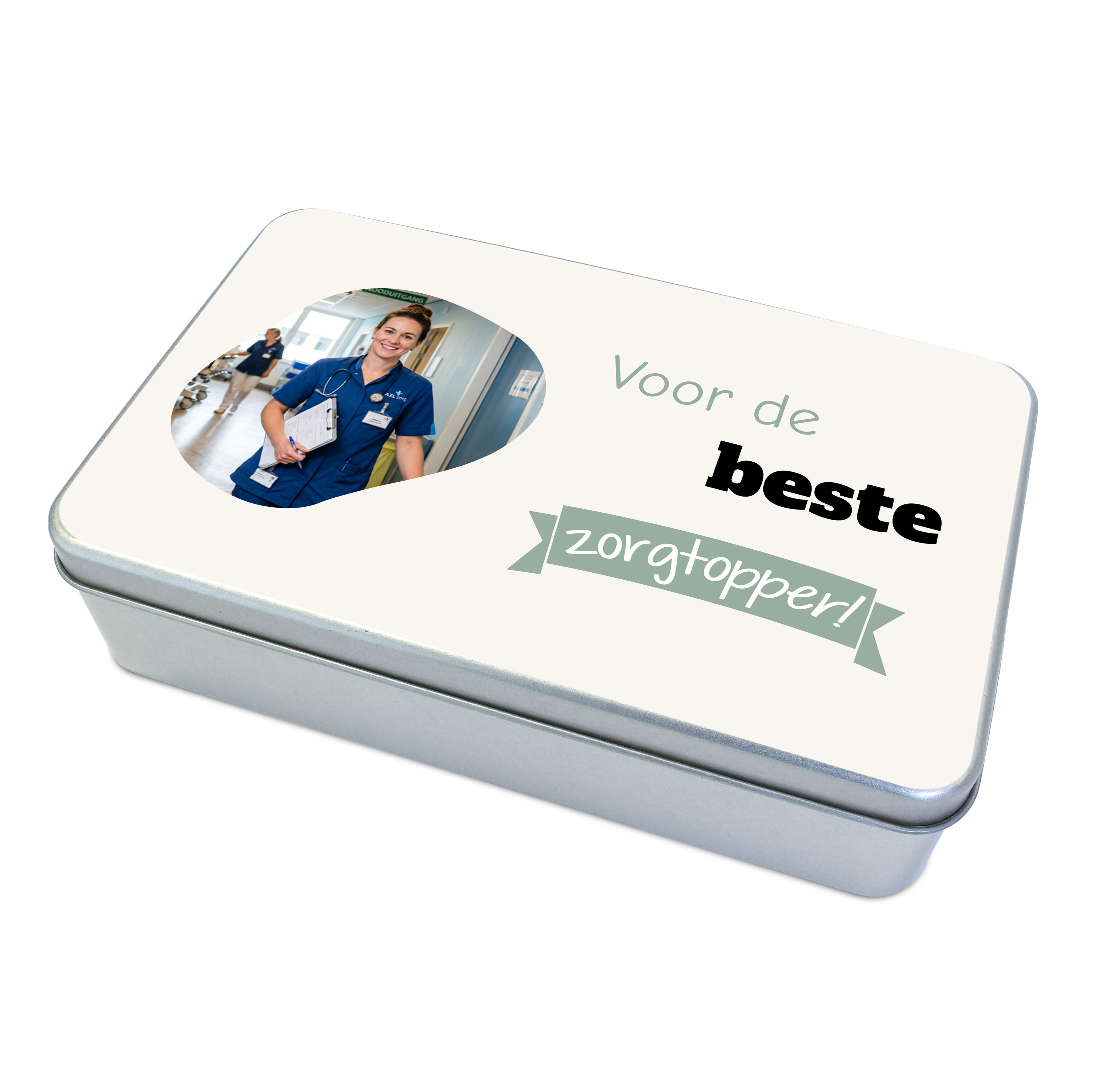Gepersonaliseerd Cadeaublik Beste Zorgtopper met Foto
