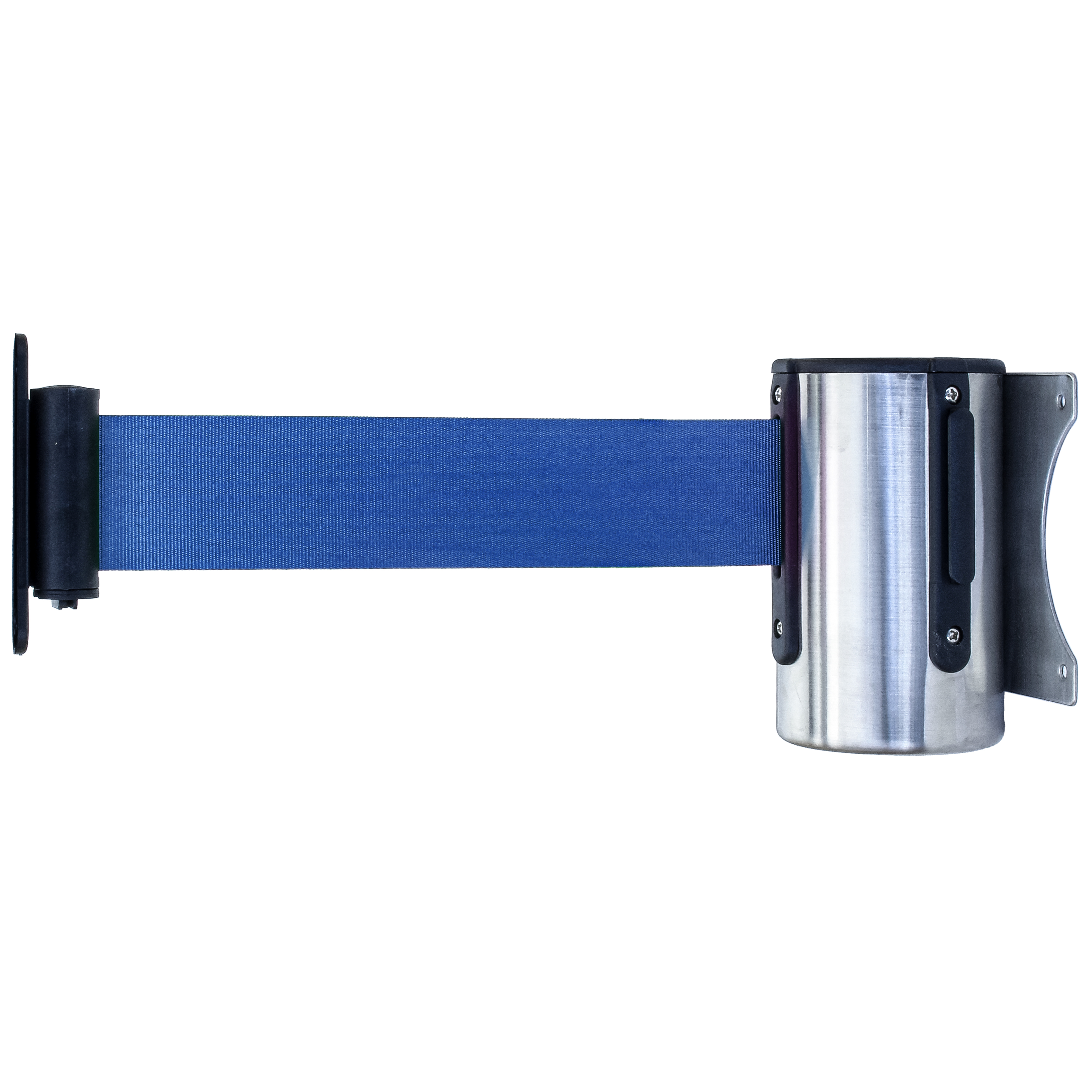 Muursysteem met blauw trekband - 2m