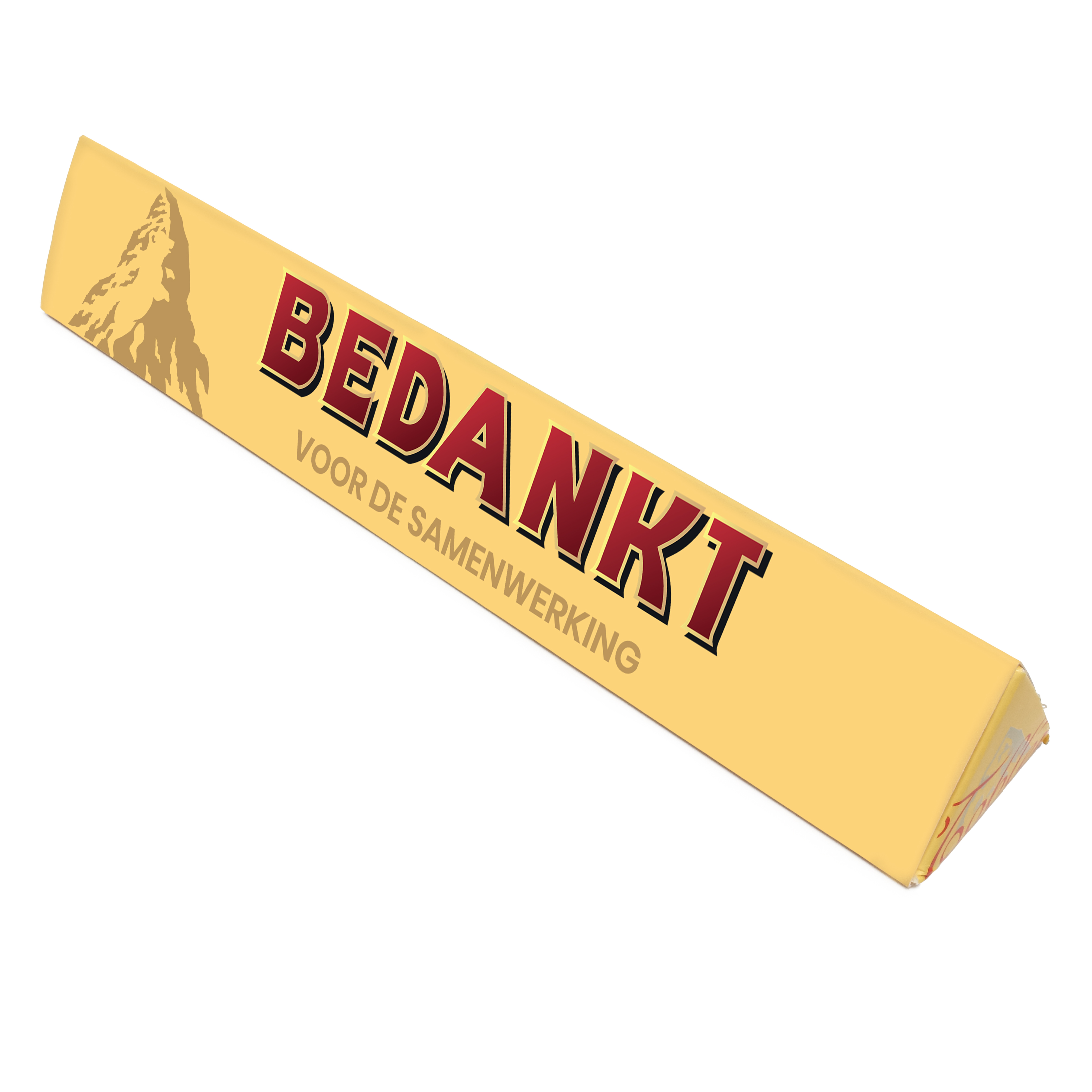 Toblerone met eigen tekst - 100 gram