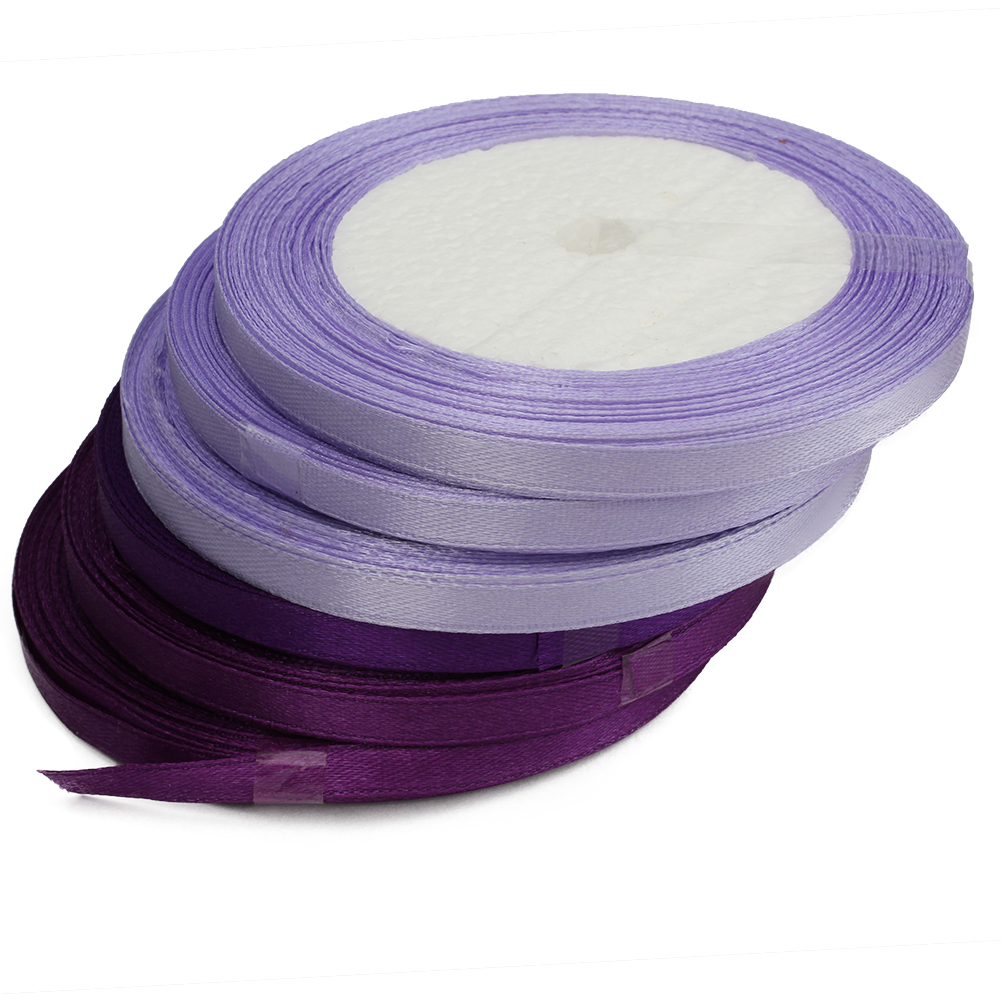 Satijn lint - paars of lila - 6mm x 25m